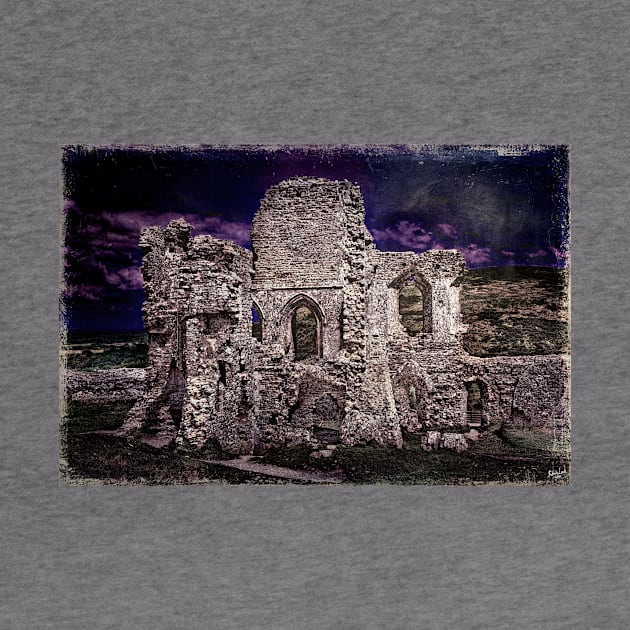 The Chapel Ruins In Moonlight by Chris Lord